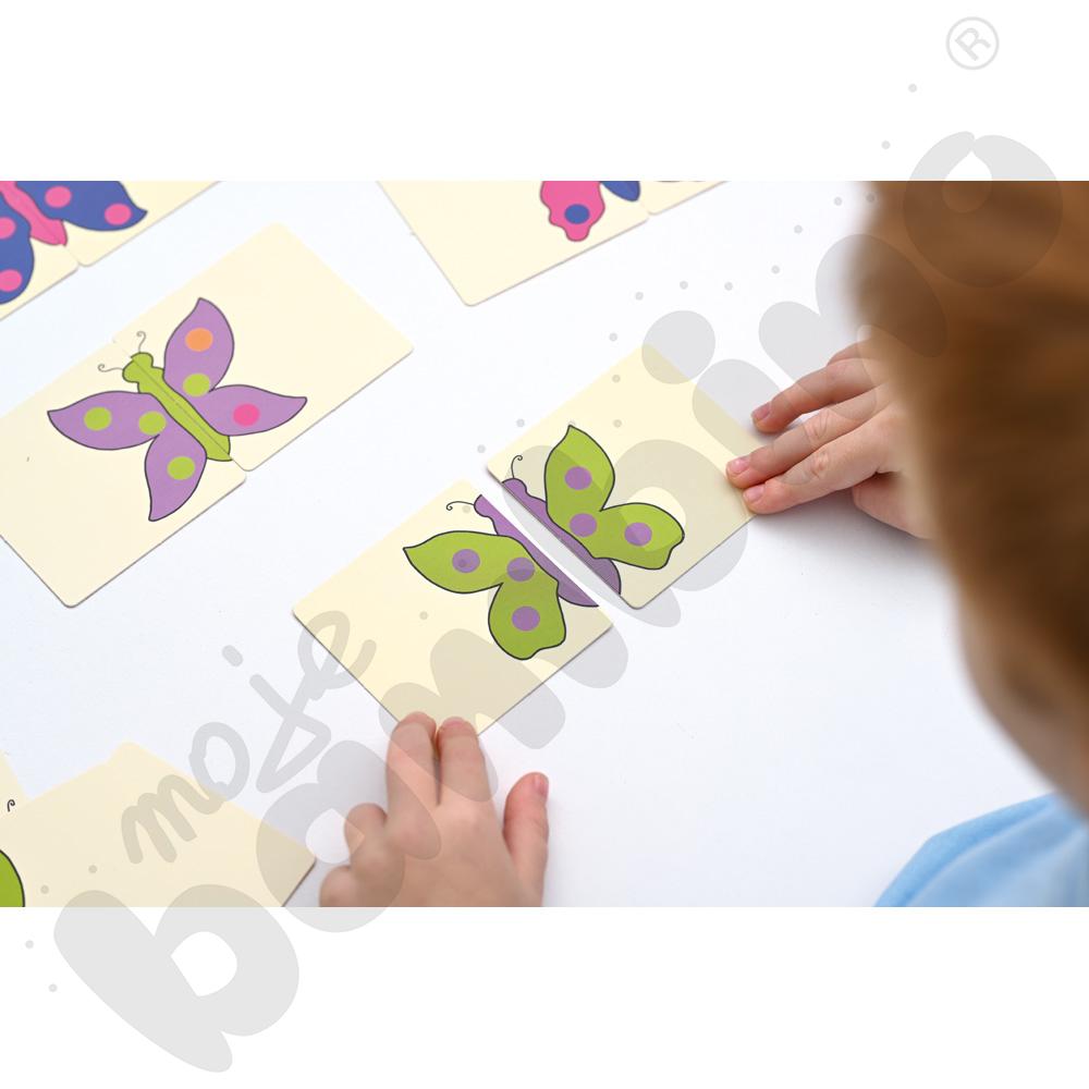 Lustrzane odbicia - karty z obrazkami