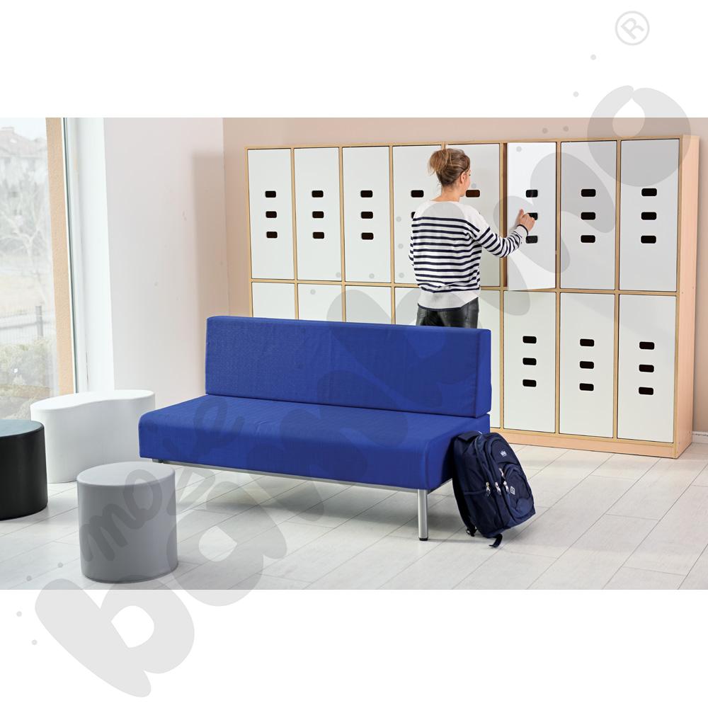 Fotel Inflamea 1, 3 os. - granatowy