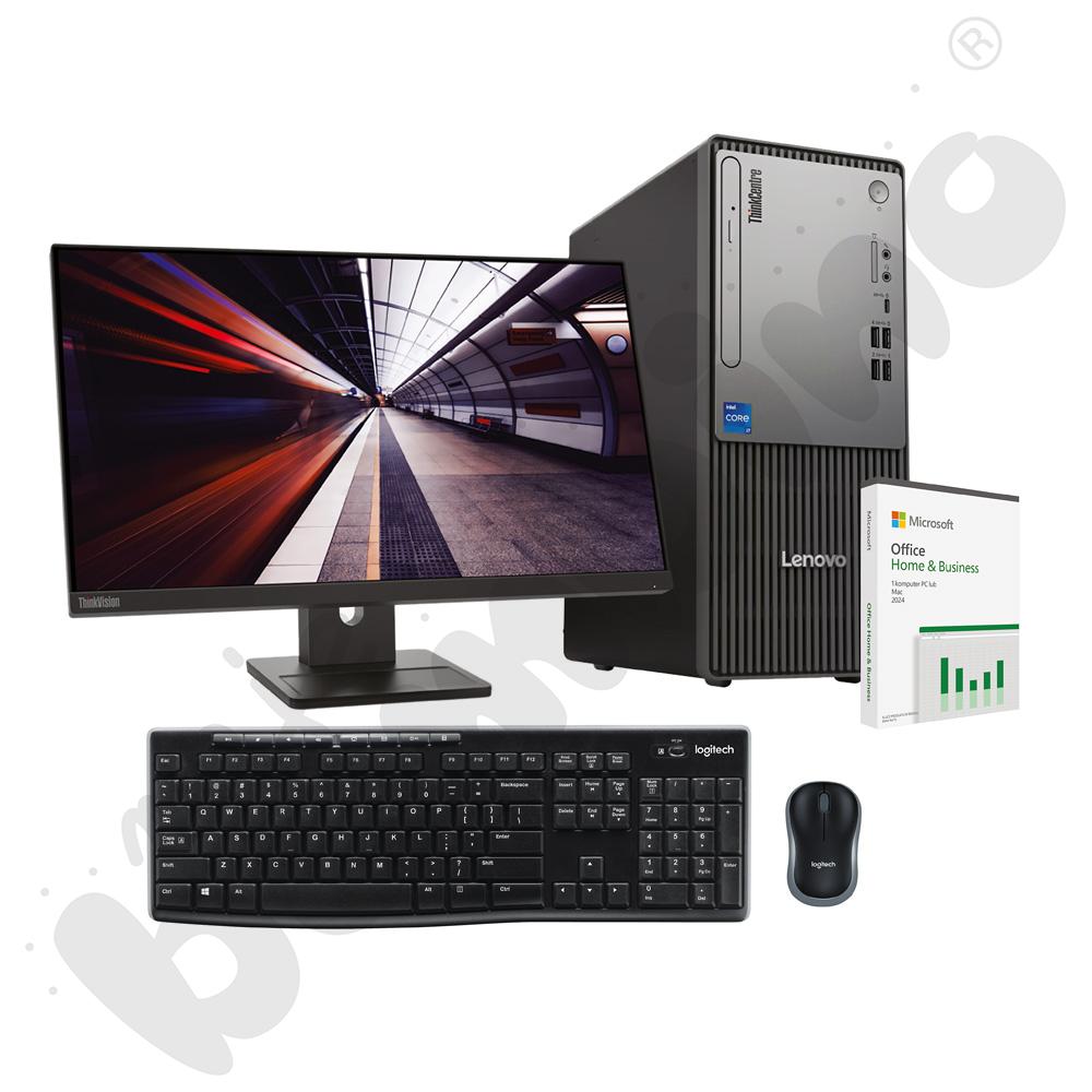 KOMPUTER z monitorem i akcesoriami + Microsoft Office Home and Business 2024 BOX
