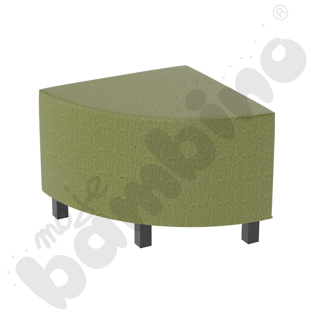 Pufa Universum 1/4 koła narożna, tkanina RO30