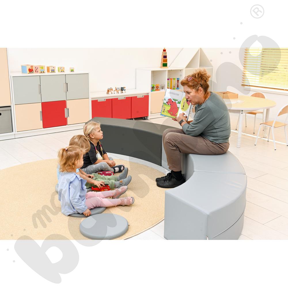 Dywan okrągły o śr. 200 cm - beżowy