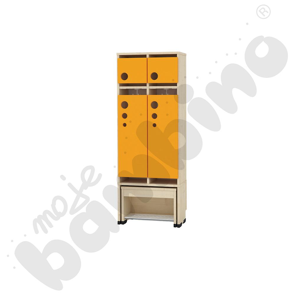 Szatnia Kropla z wysuwanym siedziskiem 2-os., wys. 31 cm 