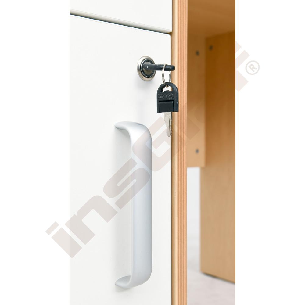 Psací stůl Flexi levý - bílý 