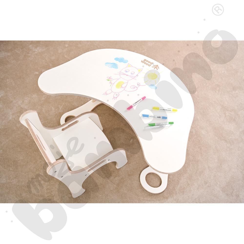 Krzesło ergonomiczne Good Wood - białe