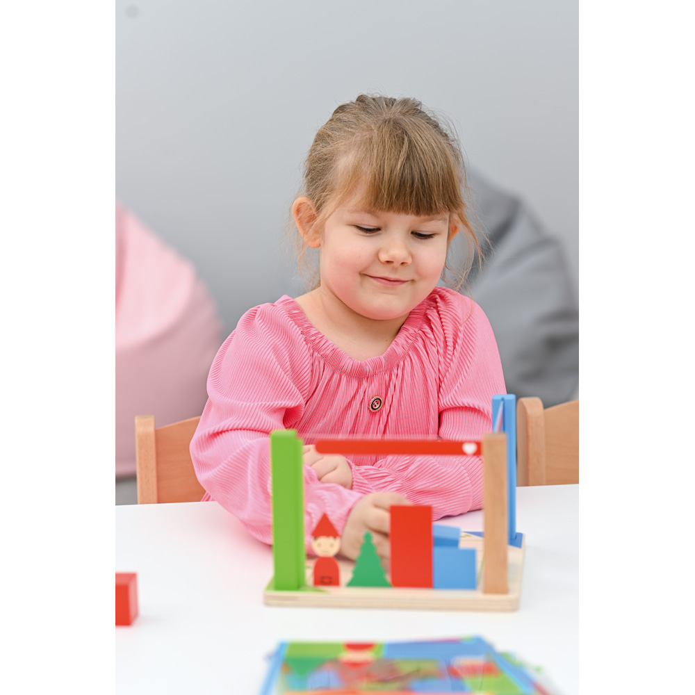 Postavte podľa šablóny - priestorové puzzle