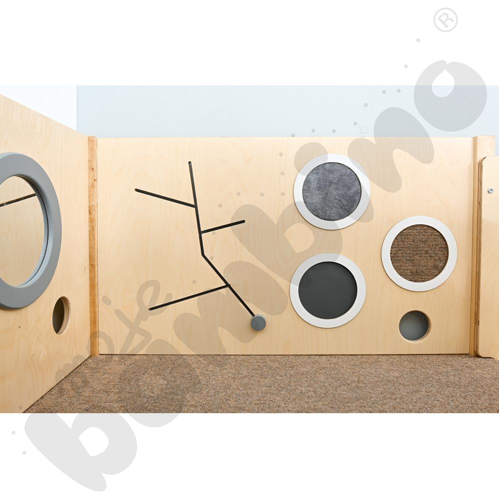 Kącik Leśny zakątek z elementami sensorycznymi