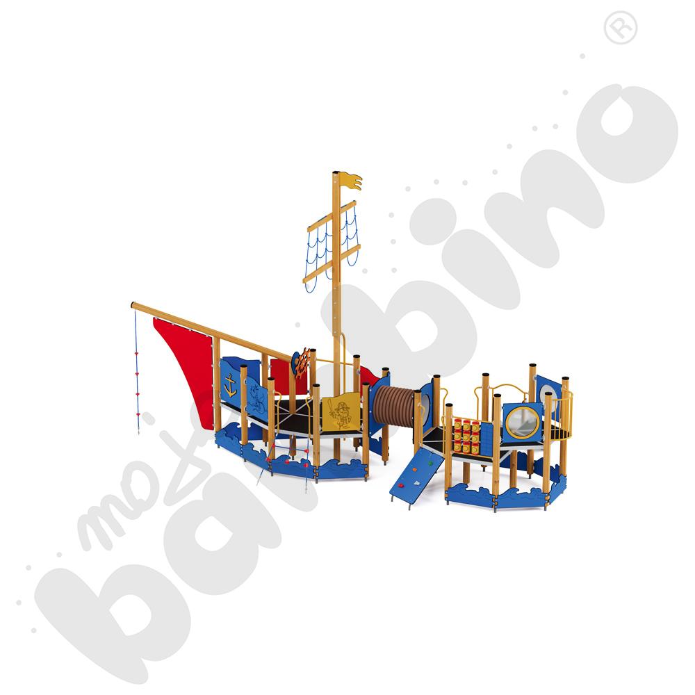 Statek Diasa, drewniane słupy