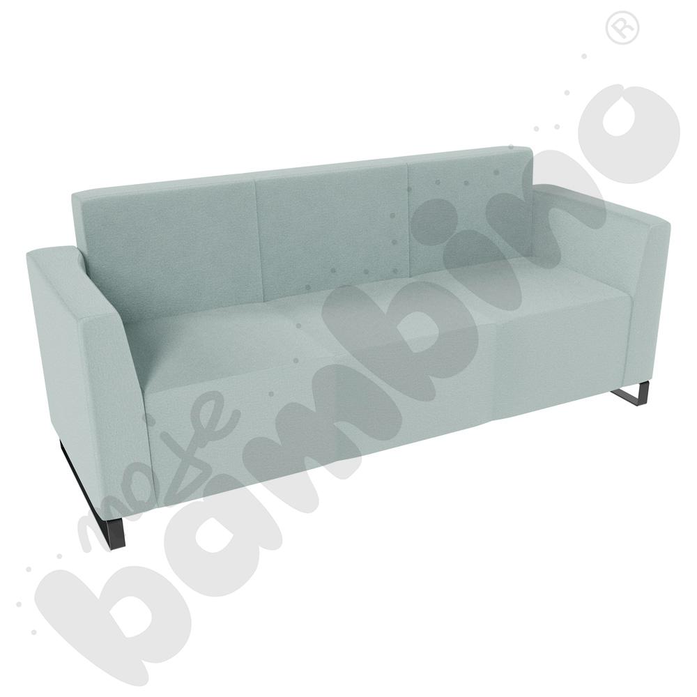 Sofa Universum 3-os. wys. 82 cm, 2 boki niskie, tkanina KG02