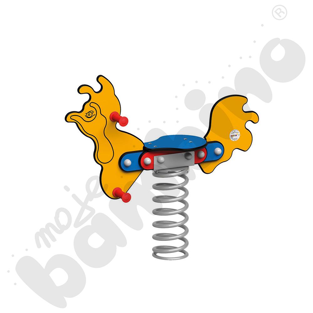 Sprężynowiec Kogut na podstawie betonowej