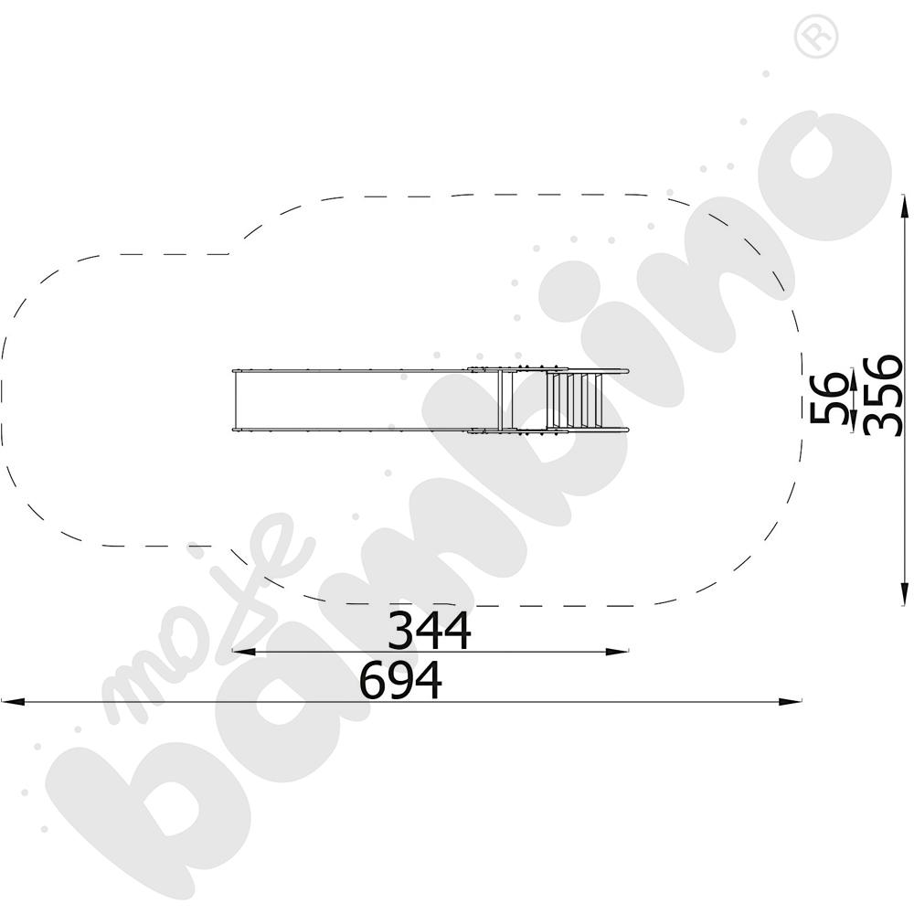 Zjeżdżalnia wolnostojąca 150