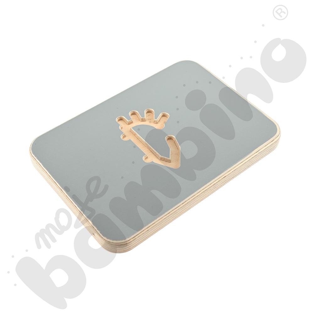 Tablice grafomotoryczne malucha - szare  - MED