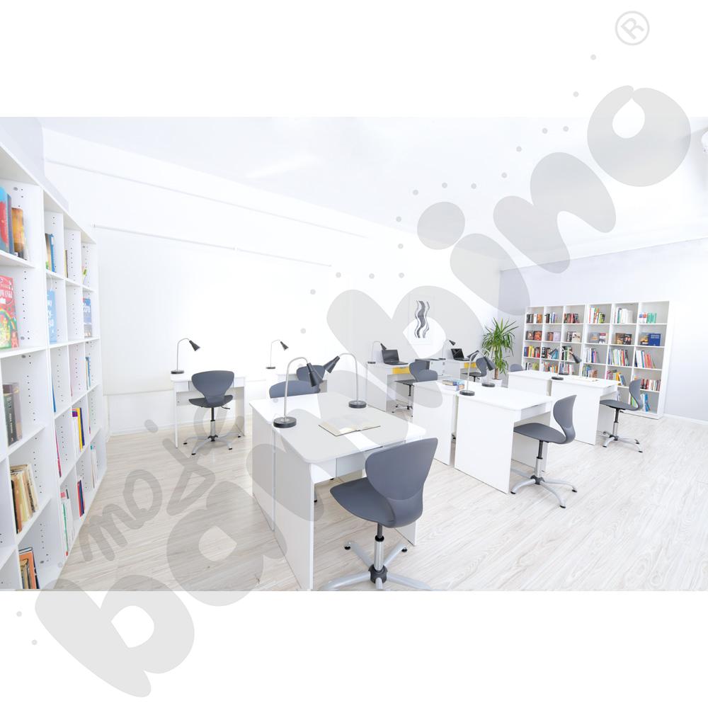 Krzesło Flexi obrotowe z reg.  wys. szare