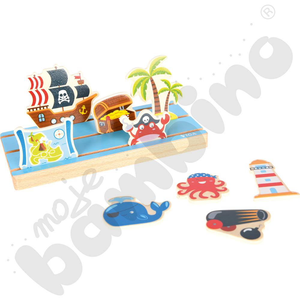 Układanka przestrzenna - farma/morze