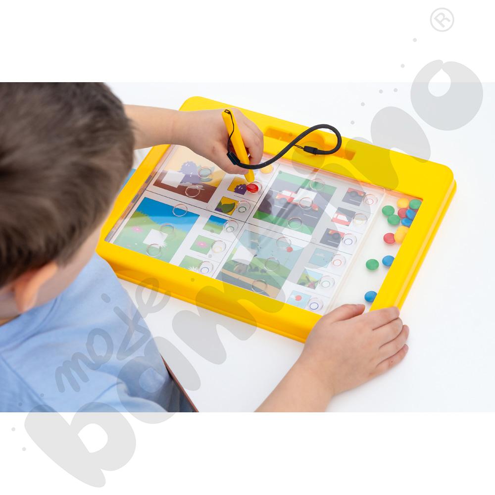 Logiczna gra magnetyczna Uli, mix kolorów