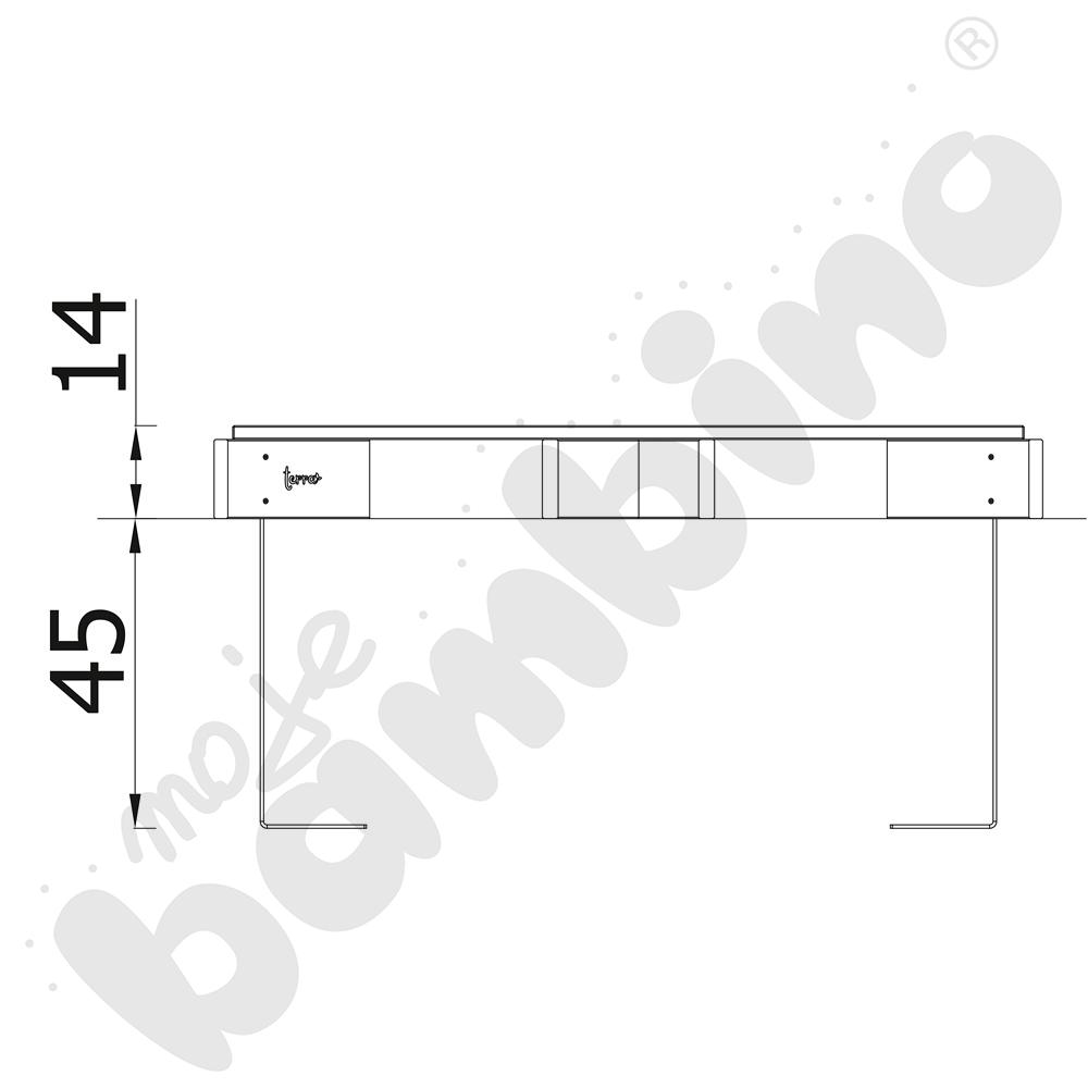 Kładka Terra do sześciokatów sensorycznych z kotwami