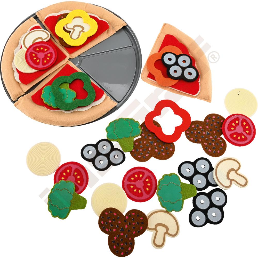 Pizza so sadou ingrediencií