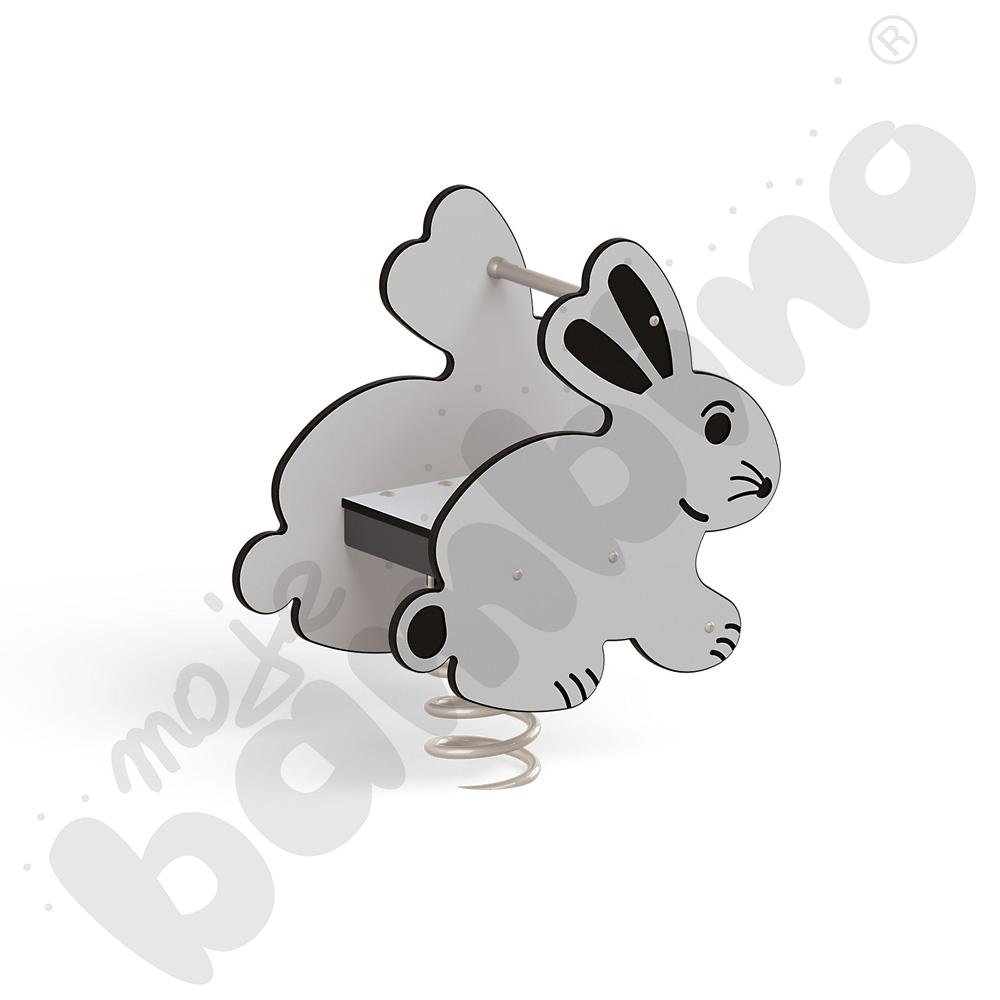 Sprężynowiec Zajączek na podstawie betonowej