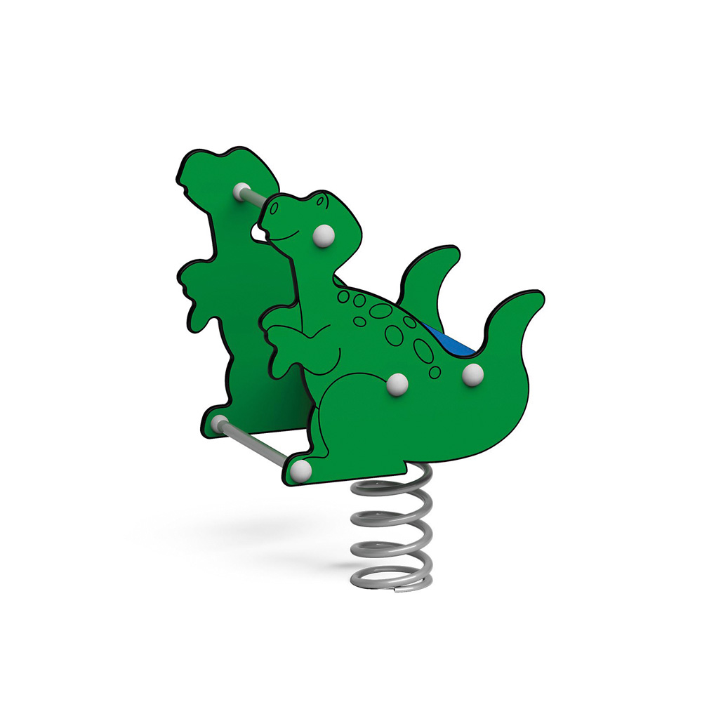 Dino - pružinová hojdačka, ukotvenie do betónu
