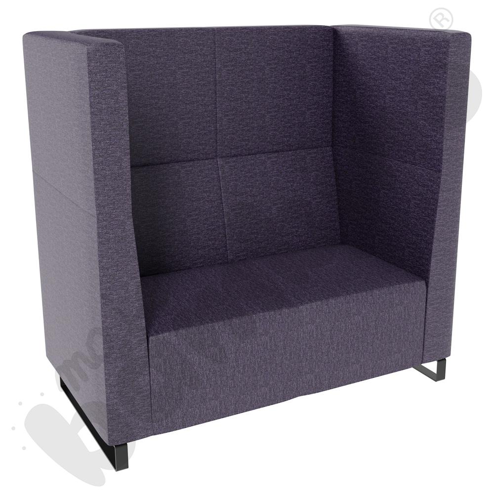 Sofa Universum 2-os. wys. 133 cm, 2 boki średnie, tkanina RO16