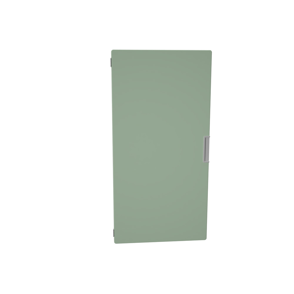 Quadro - stredné dvierka 90 st., pripevnené k priečke - olivová