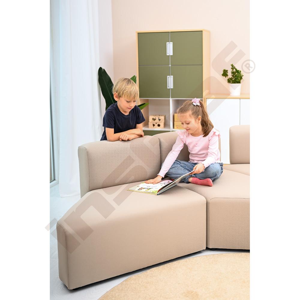 Sedadlo s opierkou Modern One - béžové