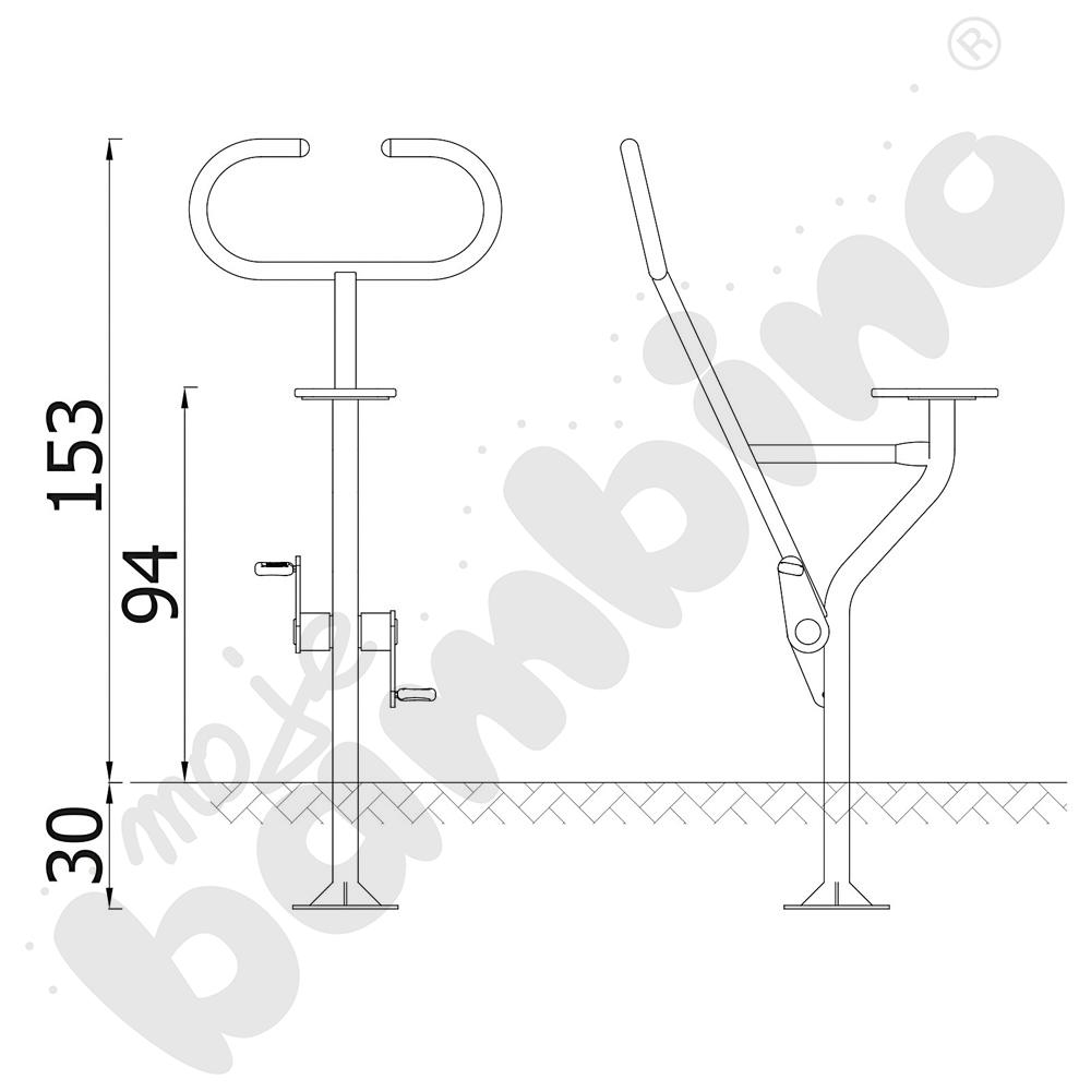 Rowerek - wolnostojący