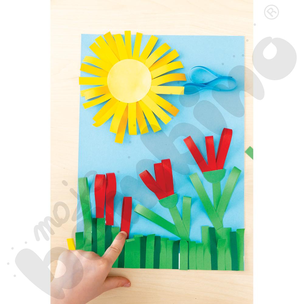 Papierowe paski kreatywne, 1-2 x 35 cm