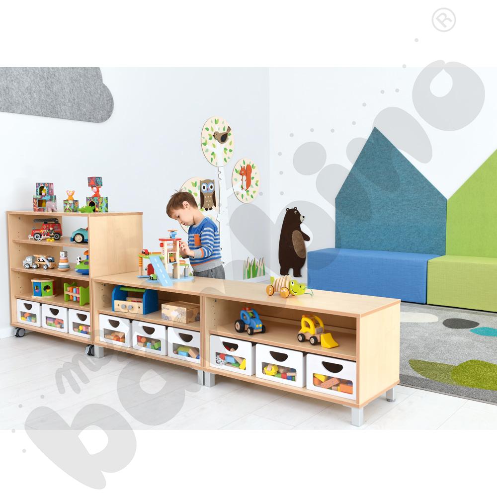 Szafka Flexi M z 1 półką na nóżkach