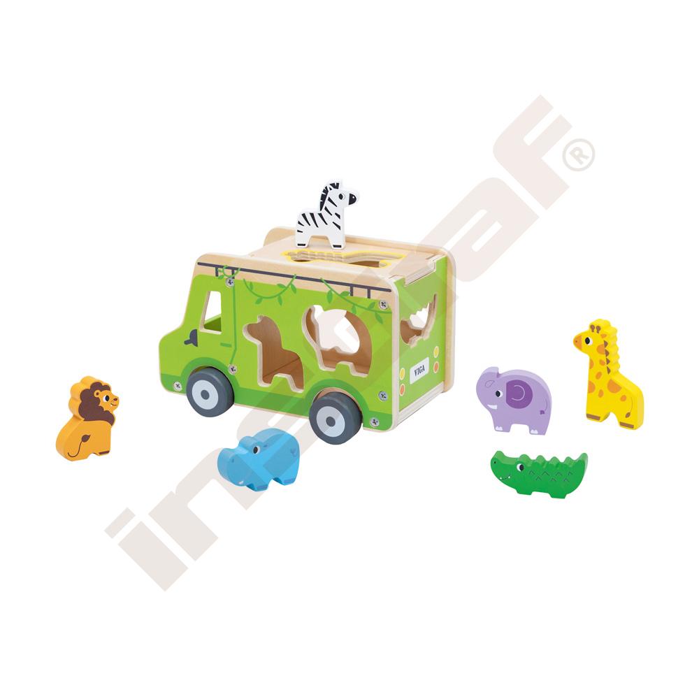 
Auto-Sortierer mit Tieren
