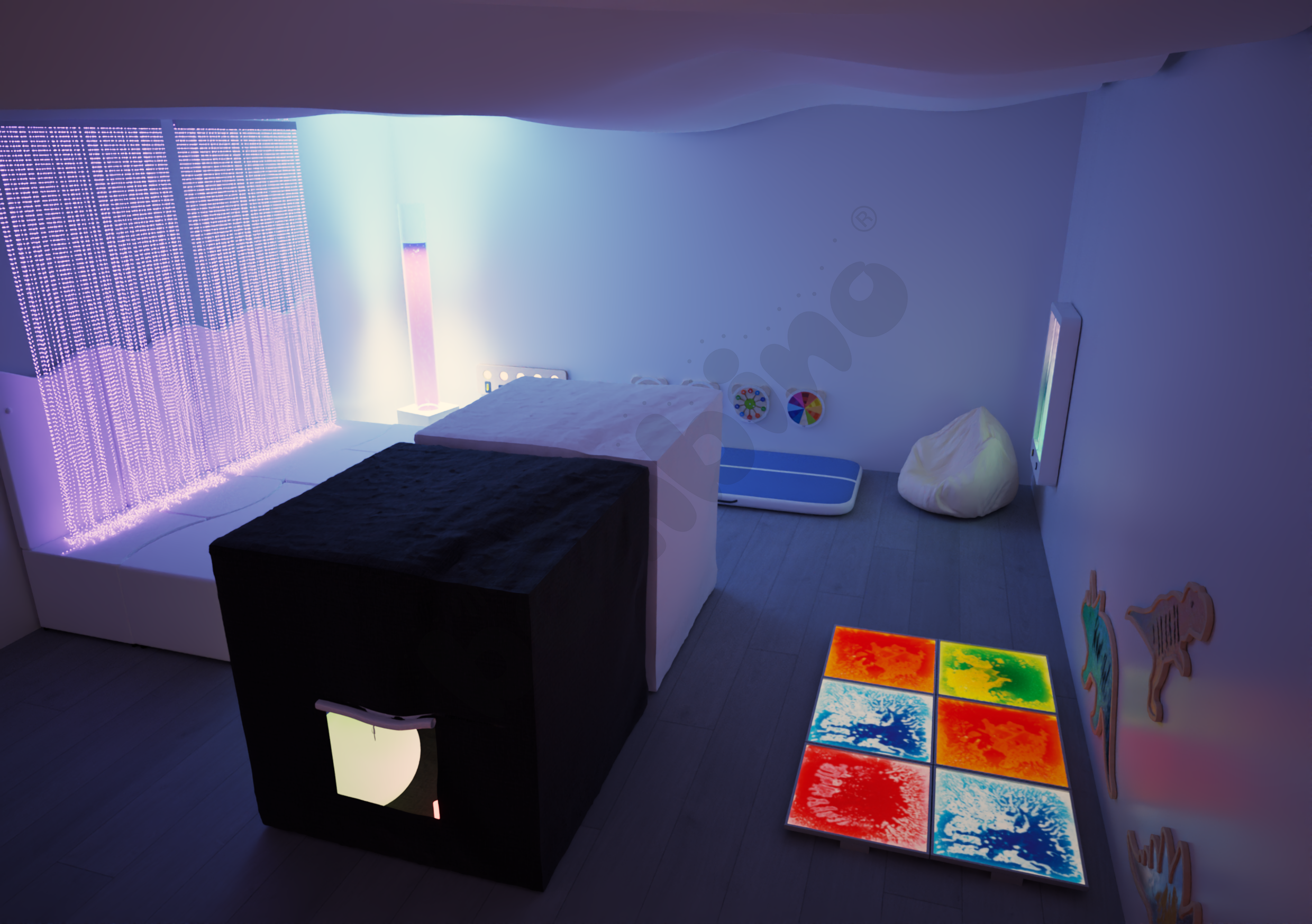 Sala doświadczania świata 3 Snoezelen