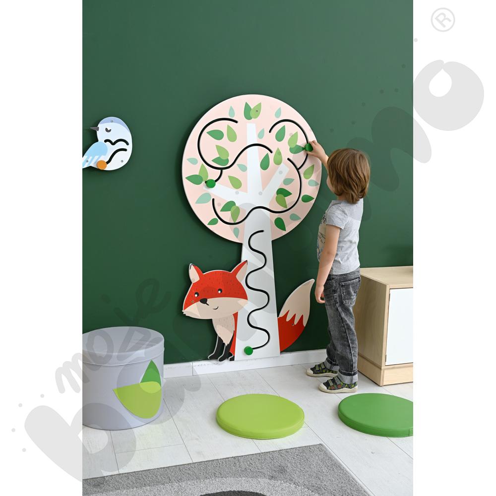 Przesuwanka Drzewo z lisem