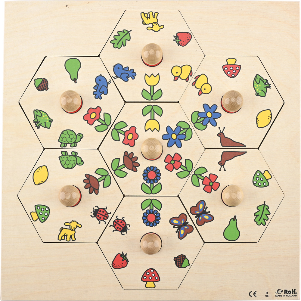 Puzzle s úchytom - príroda