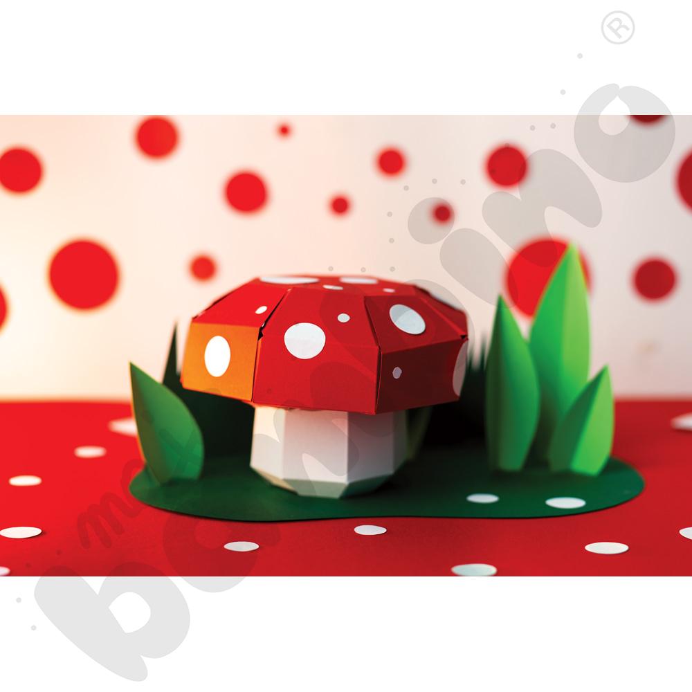 Karton gładki 100 arkuszy  A4 10 kolorów