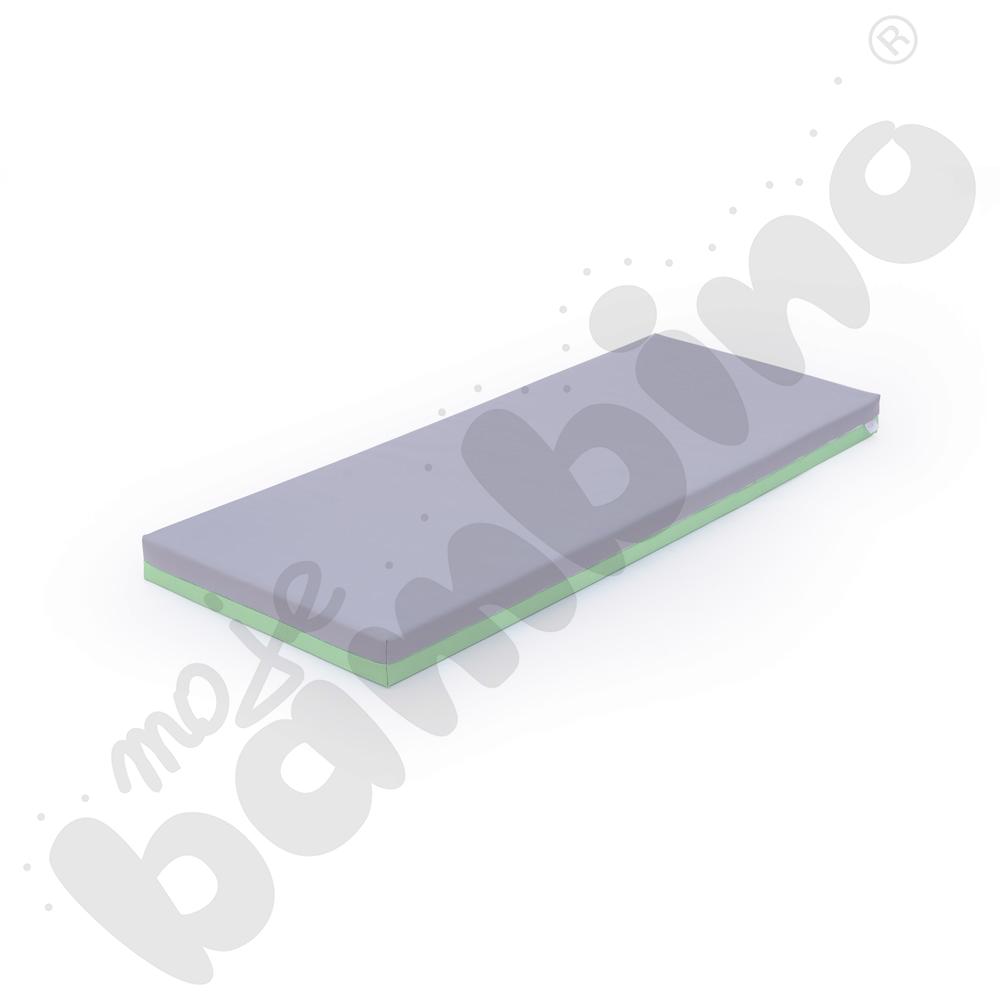 Materac przedszkolny seledynowo-szary