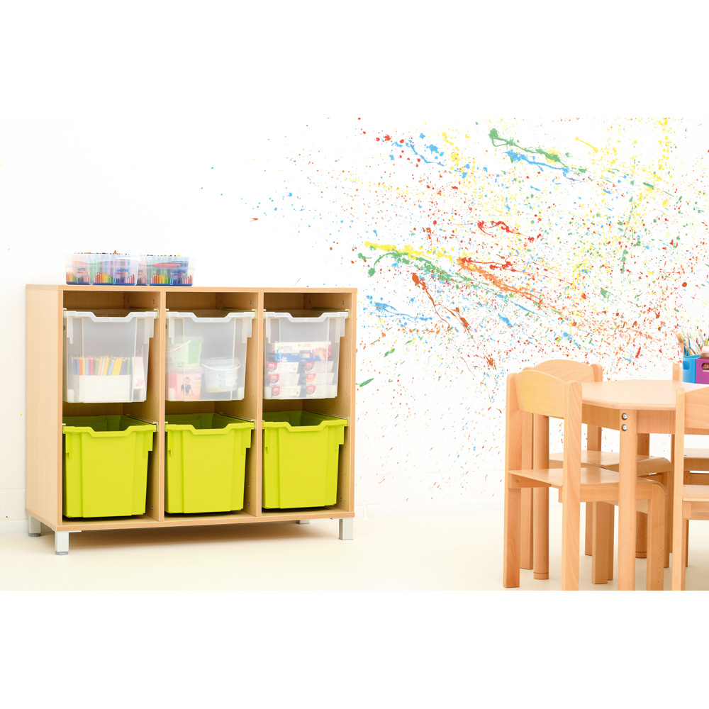 Úložný box 4 - Jumbo, transparentný