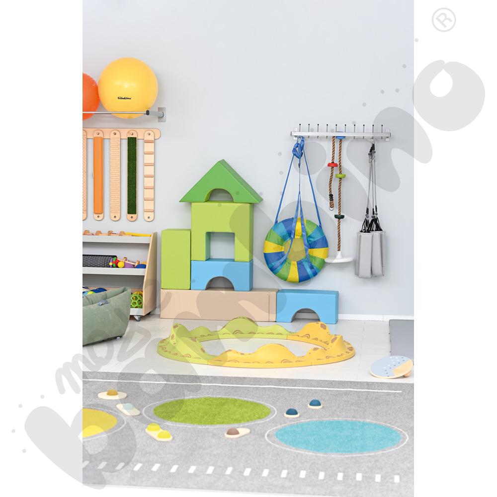 Dywan edukacyjny - kolorowe kamienie