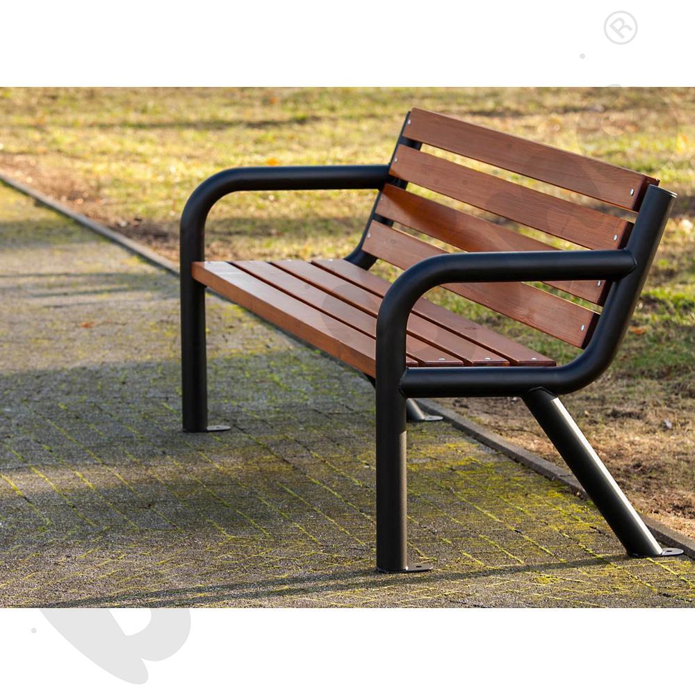 Ławka Viking Bis, mahoń