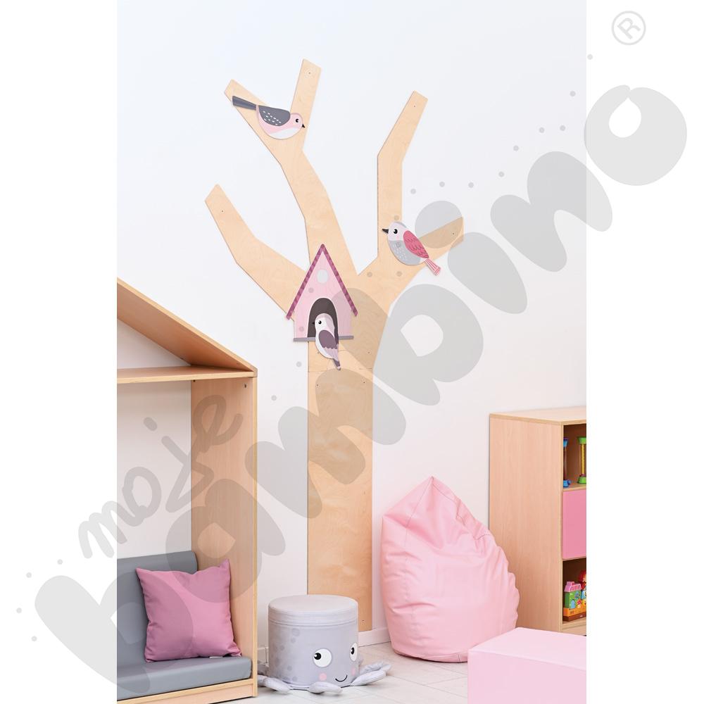 Gruszka mini jasnoróżowy pastel - MED