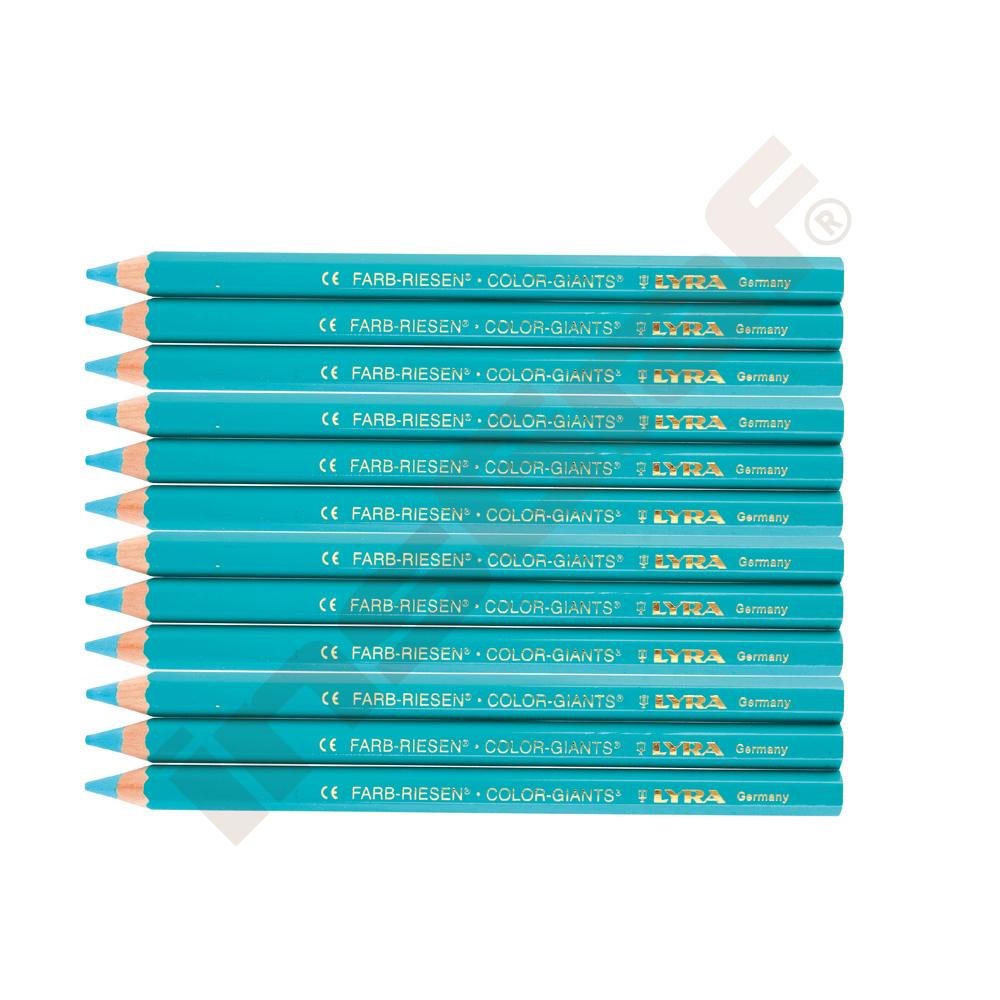 Pastelky Color Giants 12 ks tyrkysové 