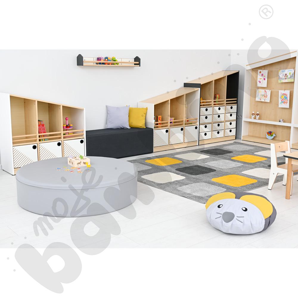 Szafka na prace plastyczne FLO prawa biała