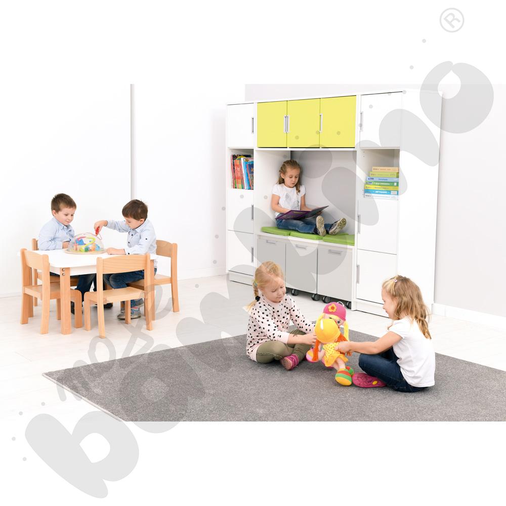 Quadro - kącik czytelniczy, biały