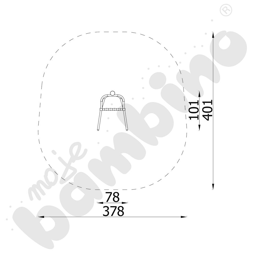Masażer bioder - wolnostojący