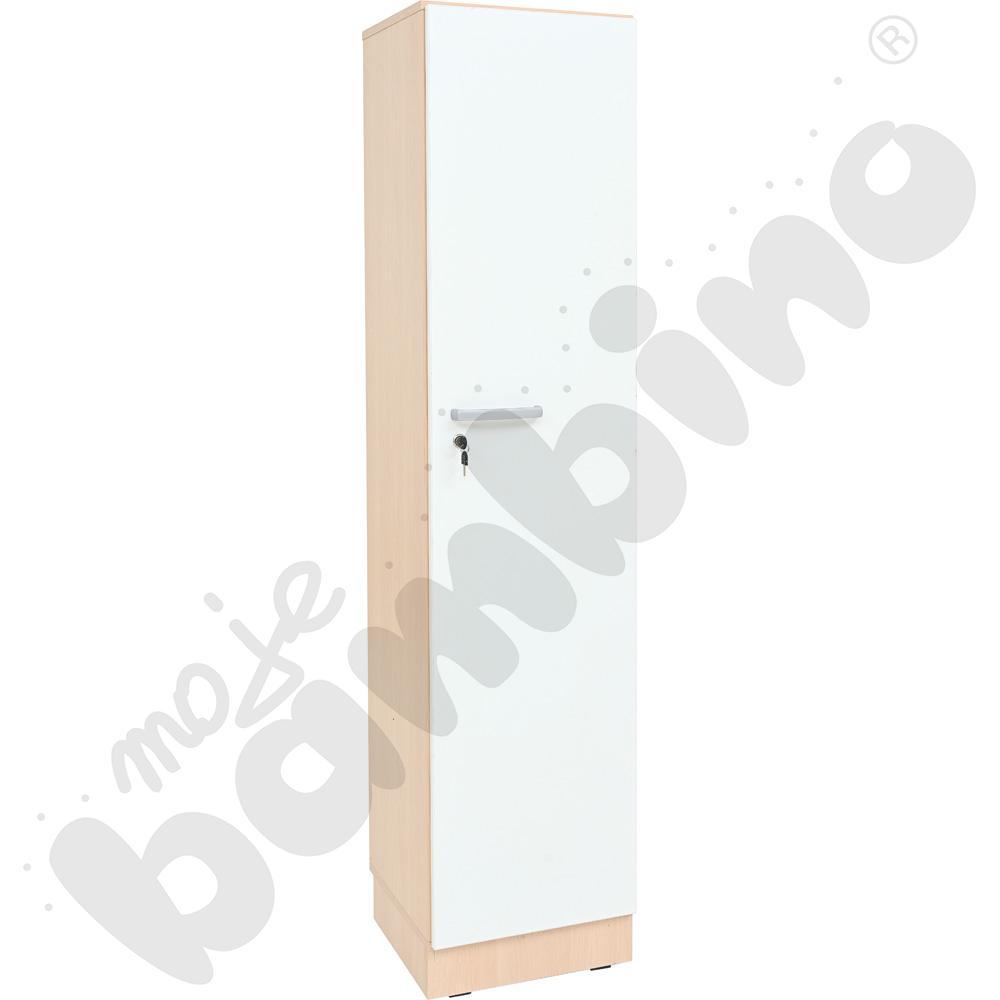 Regał Grande wąski, wys. 187,8 cm, głęboki, klon jasny