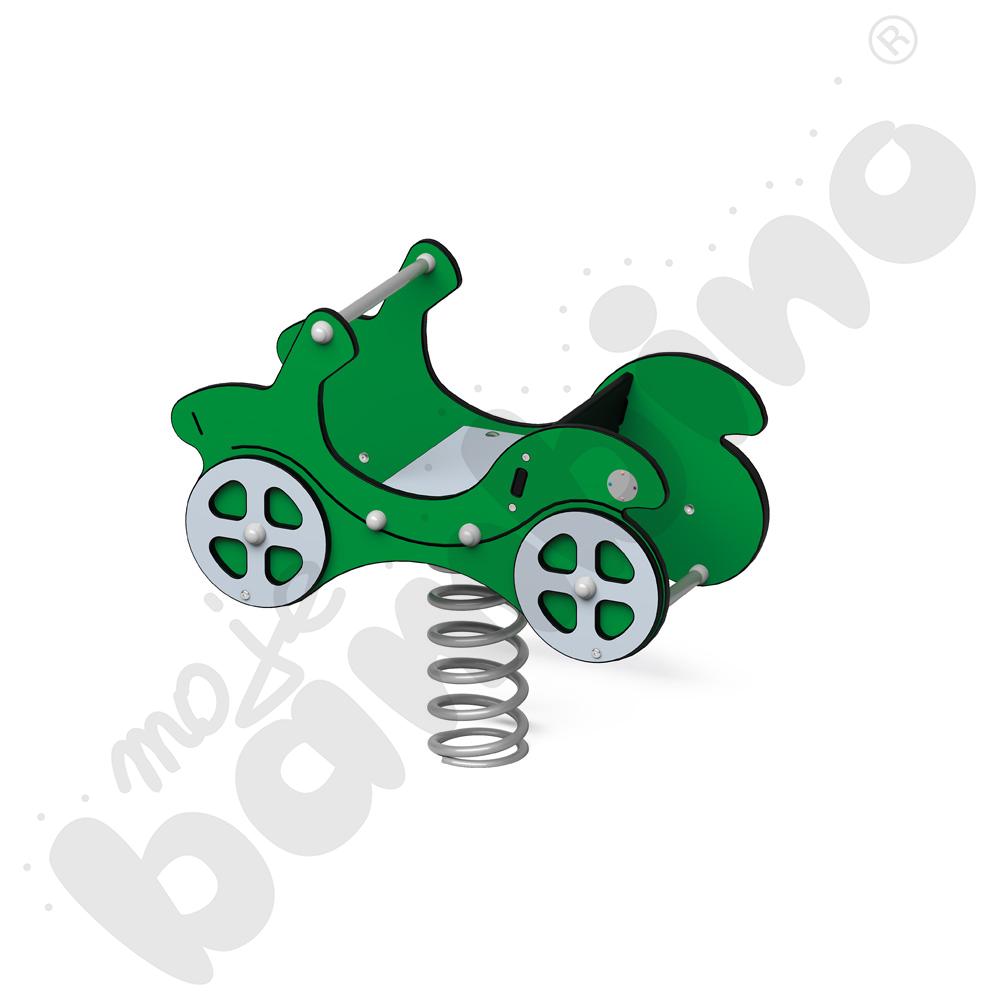 Sprężynowiec Autko na podstawie betonowej