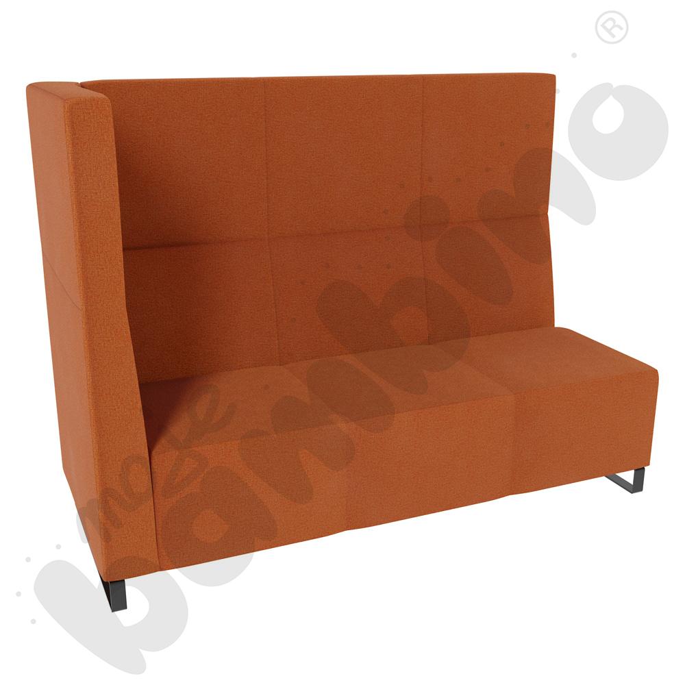 Sofa Universum 3-os. wys. 133 cm, bok średni lewy, tkanina KG15