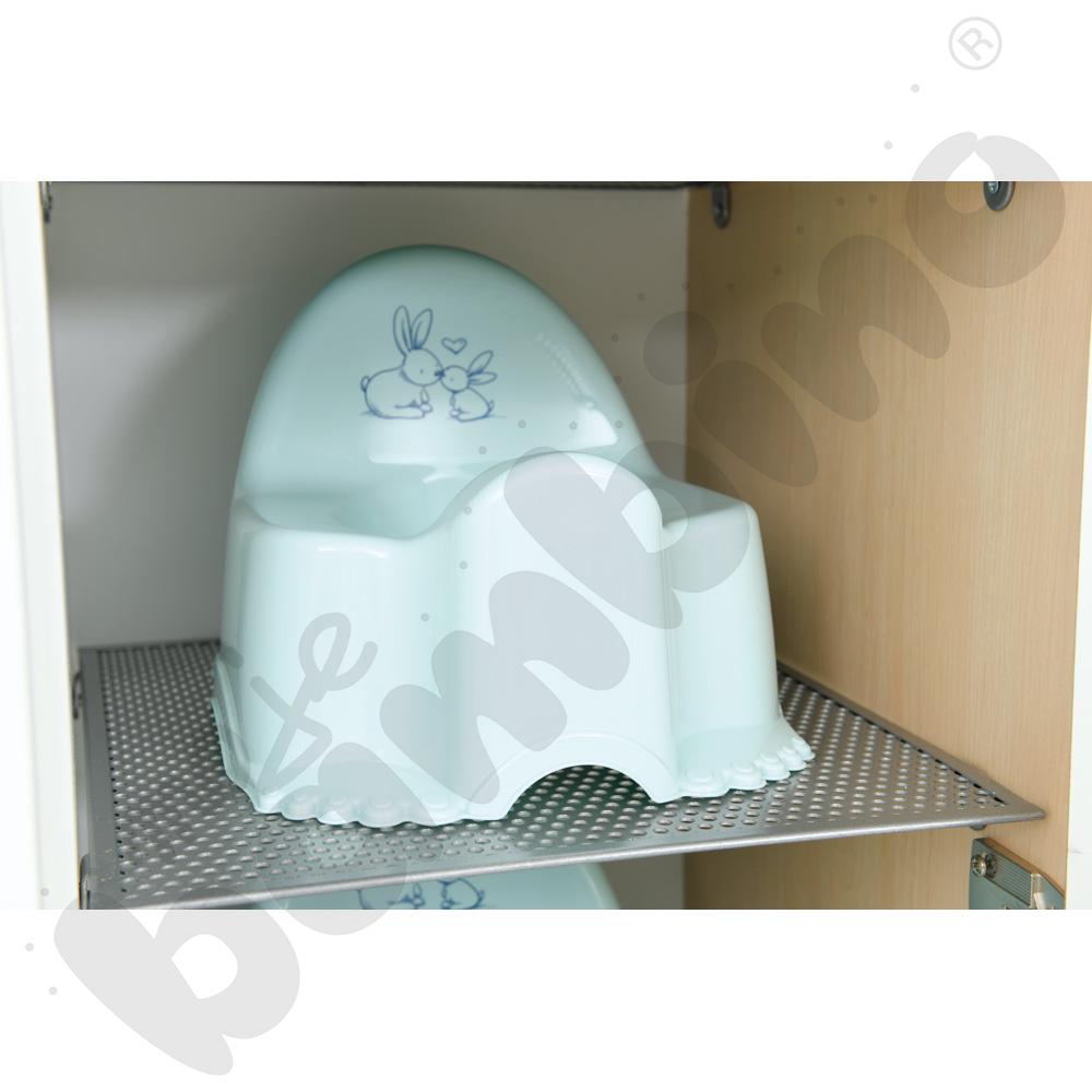 Szafa na nocniki - z pojemnikami i białymi drzwiami