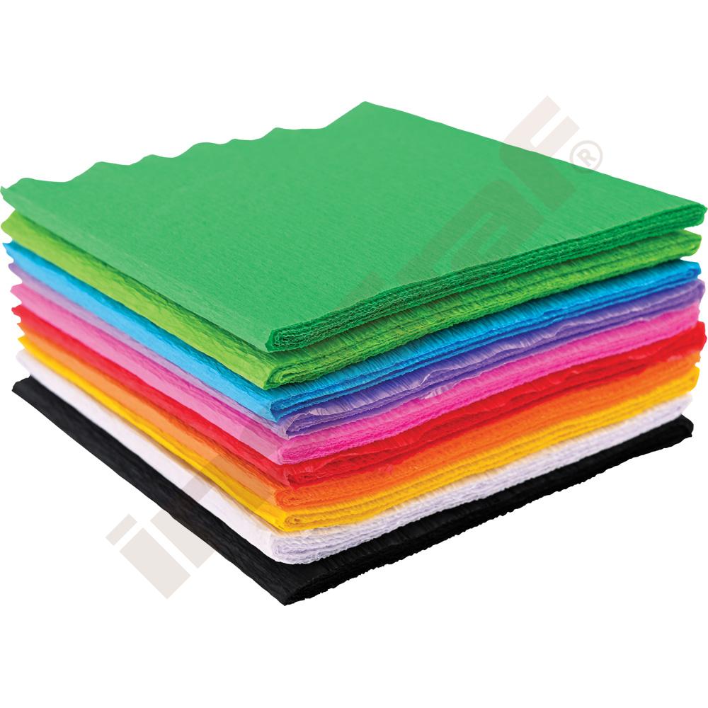 Krepový papier - kocka