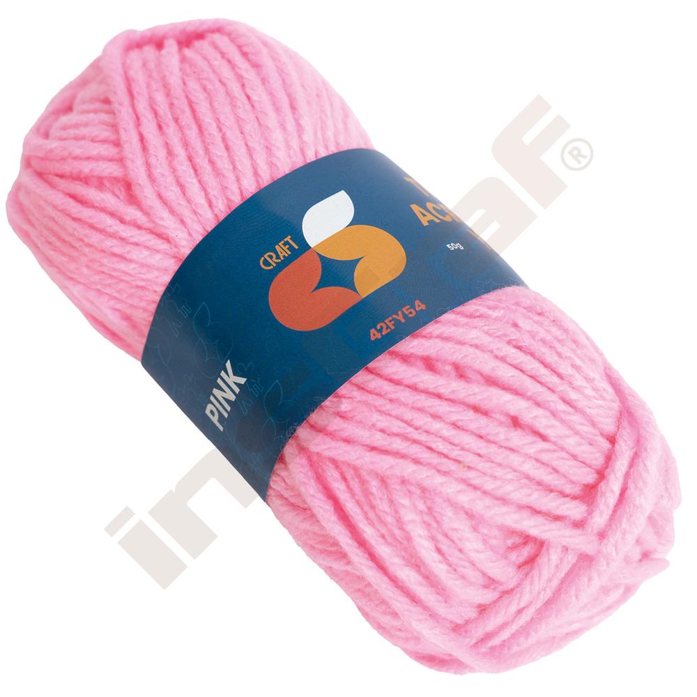 Acrylgarn - rosa