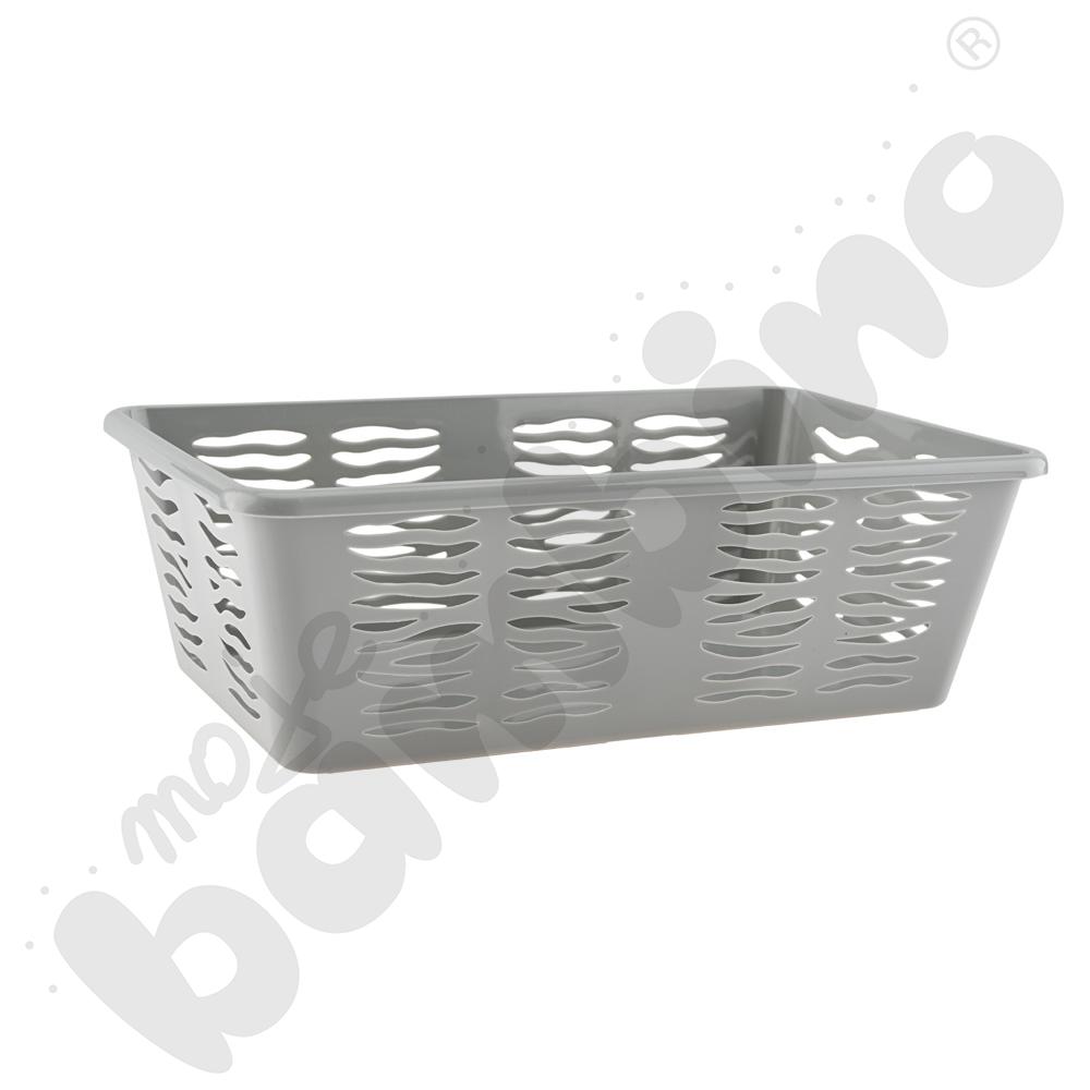 Koszyk Zebra, wys. 8 cm szary