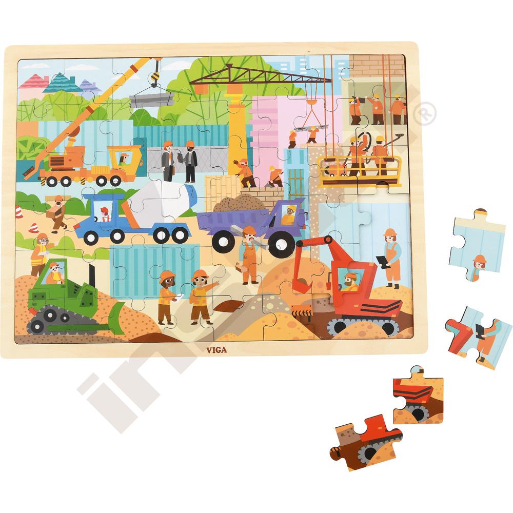 Puzzle Stavba, 48 dílků